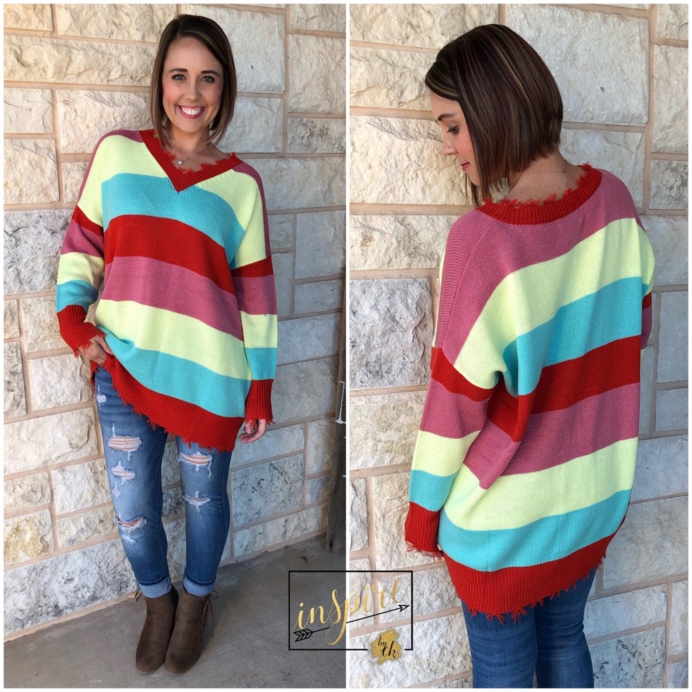 Dakota Striped Sweater